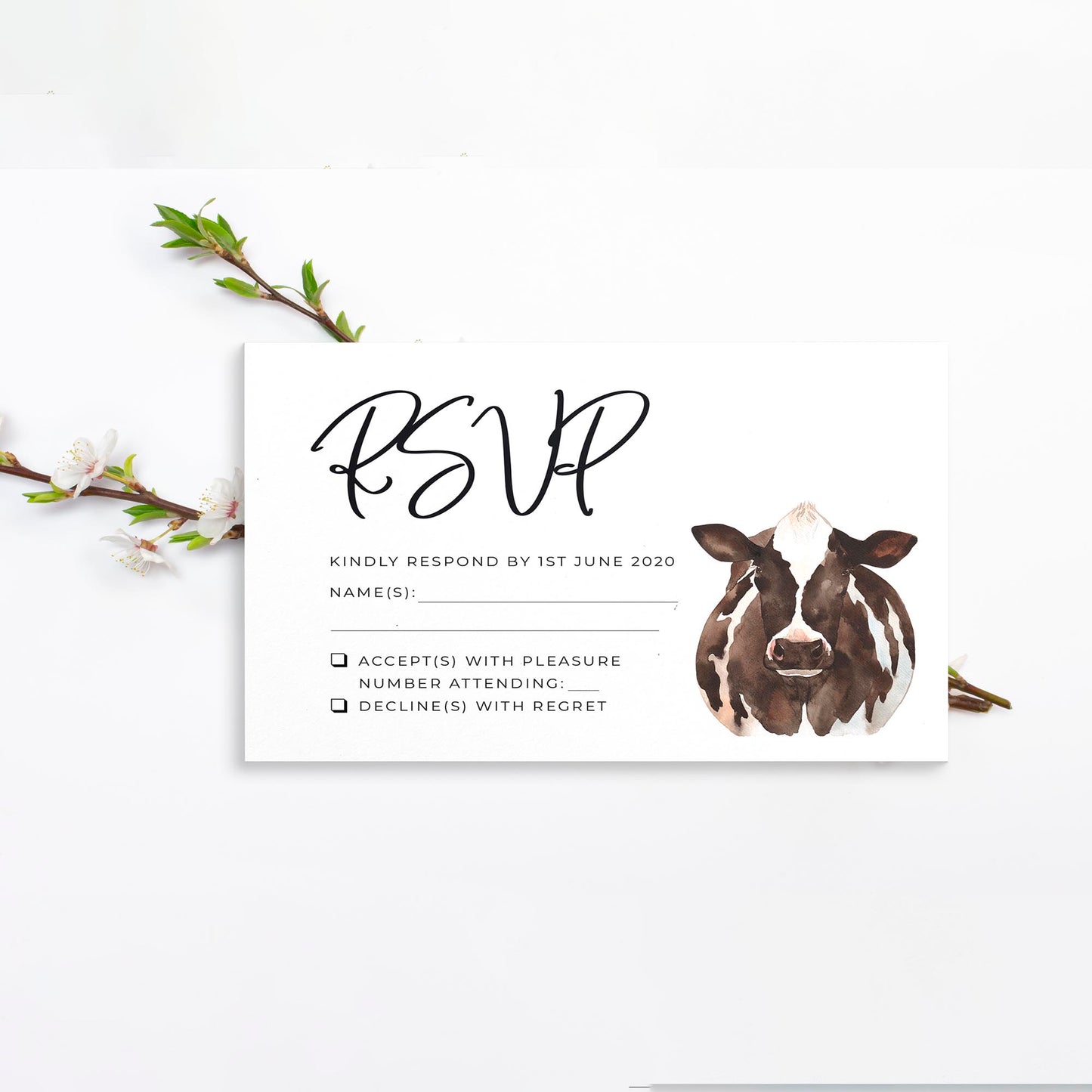 Dairy Cow RSVP