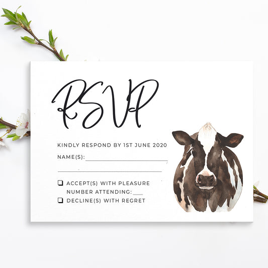 Dairy Cow RSVP