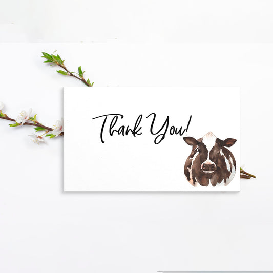 Dairy Cow Thank you Cards