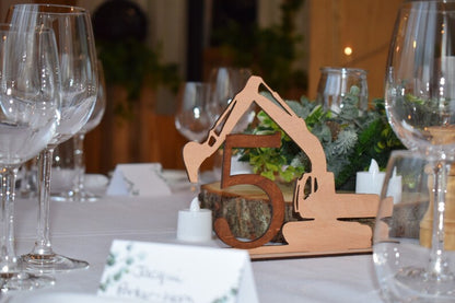 Digger table numbers